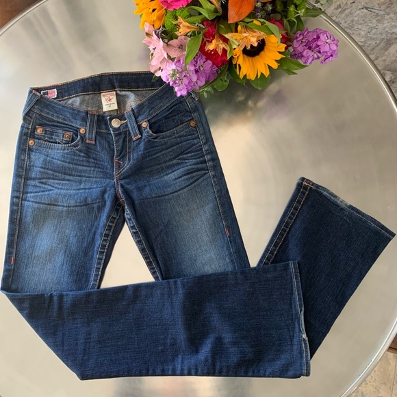 True Religion Denim - True Religion women jeans size 27 classic low rise style TONY